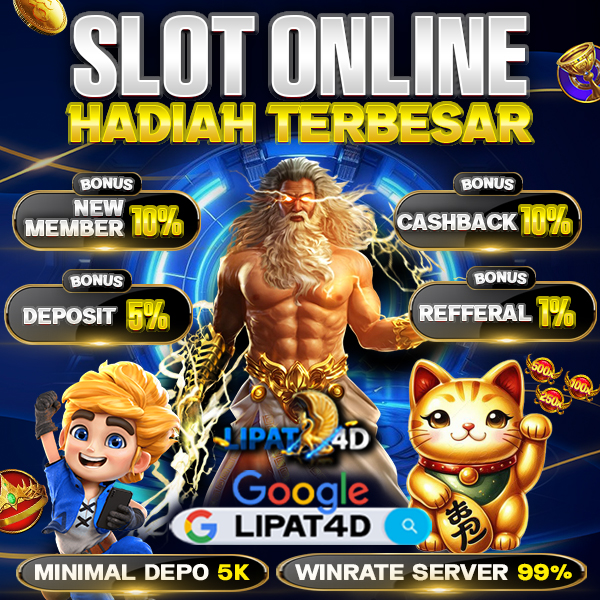 LIPAT4D • Portal Toto Slot Online Terbesar Dengan Bonus Exclusive Paling Dinanti